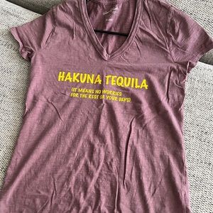 Maroon Lion King v-neck